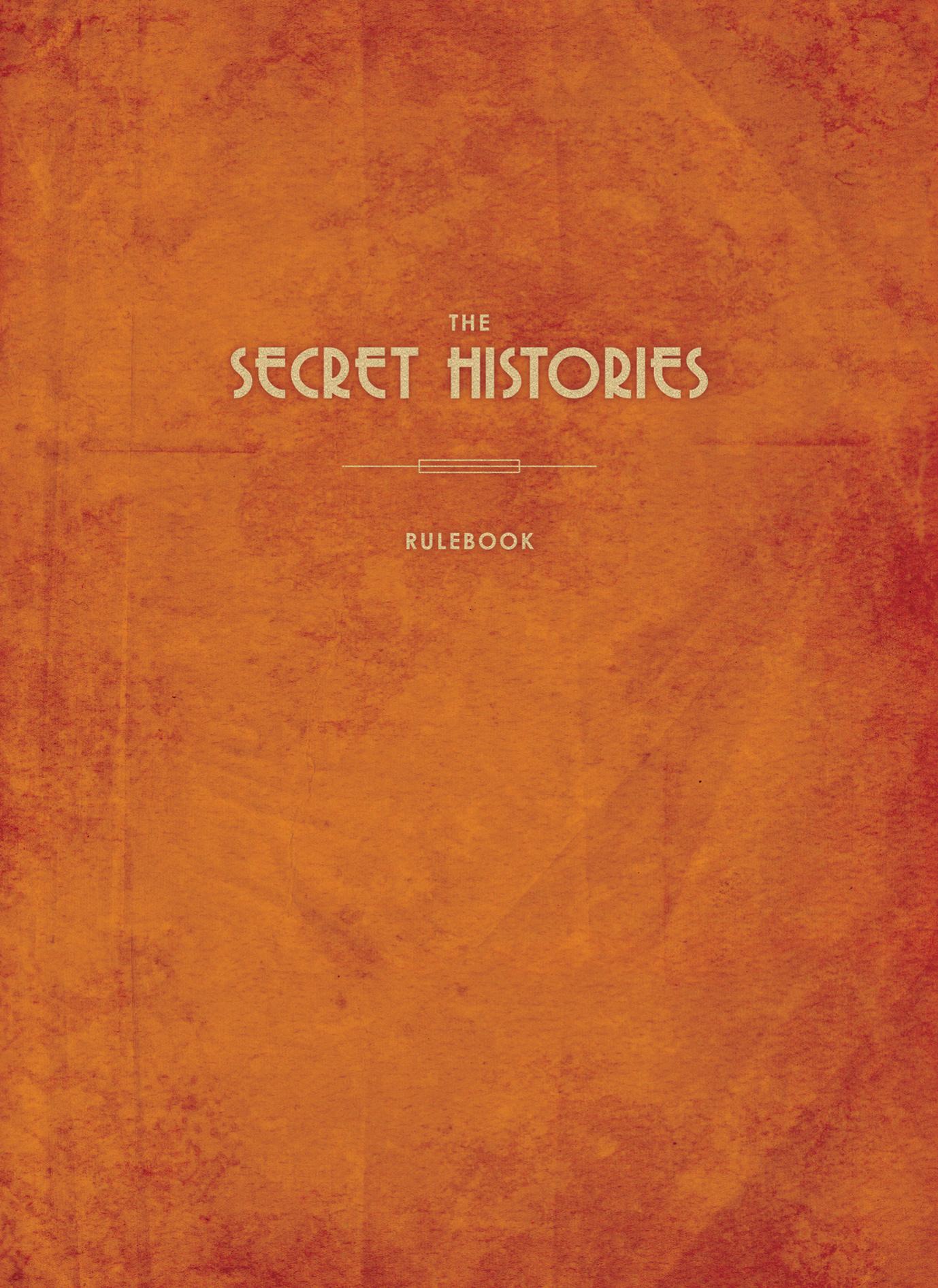 The Lady Afterwards - The Secret Histories Rulebook