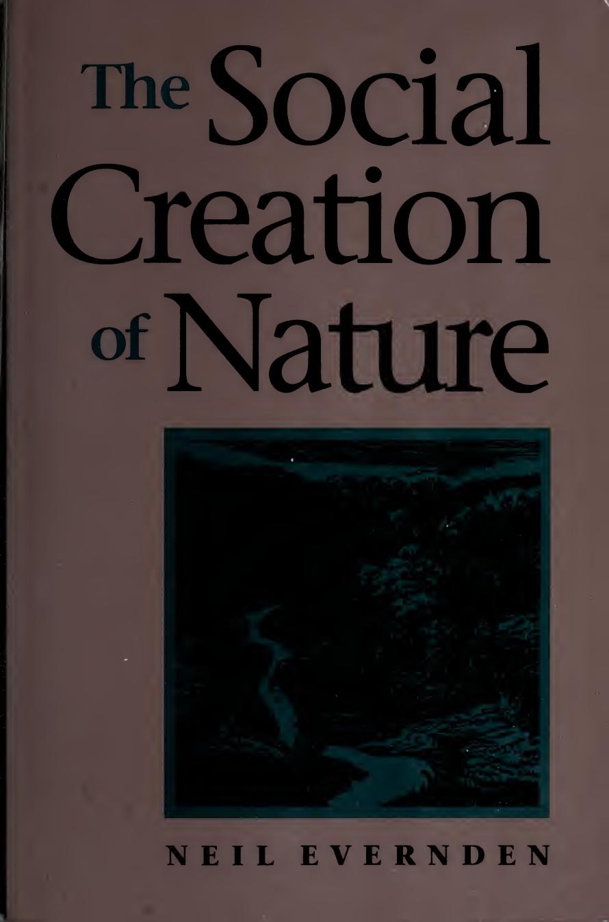 The social creation of nature